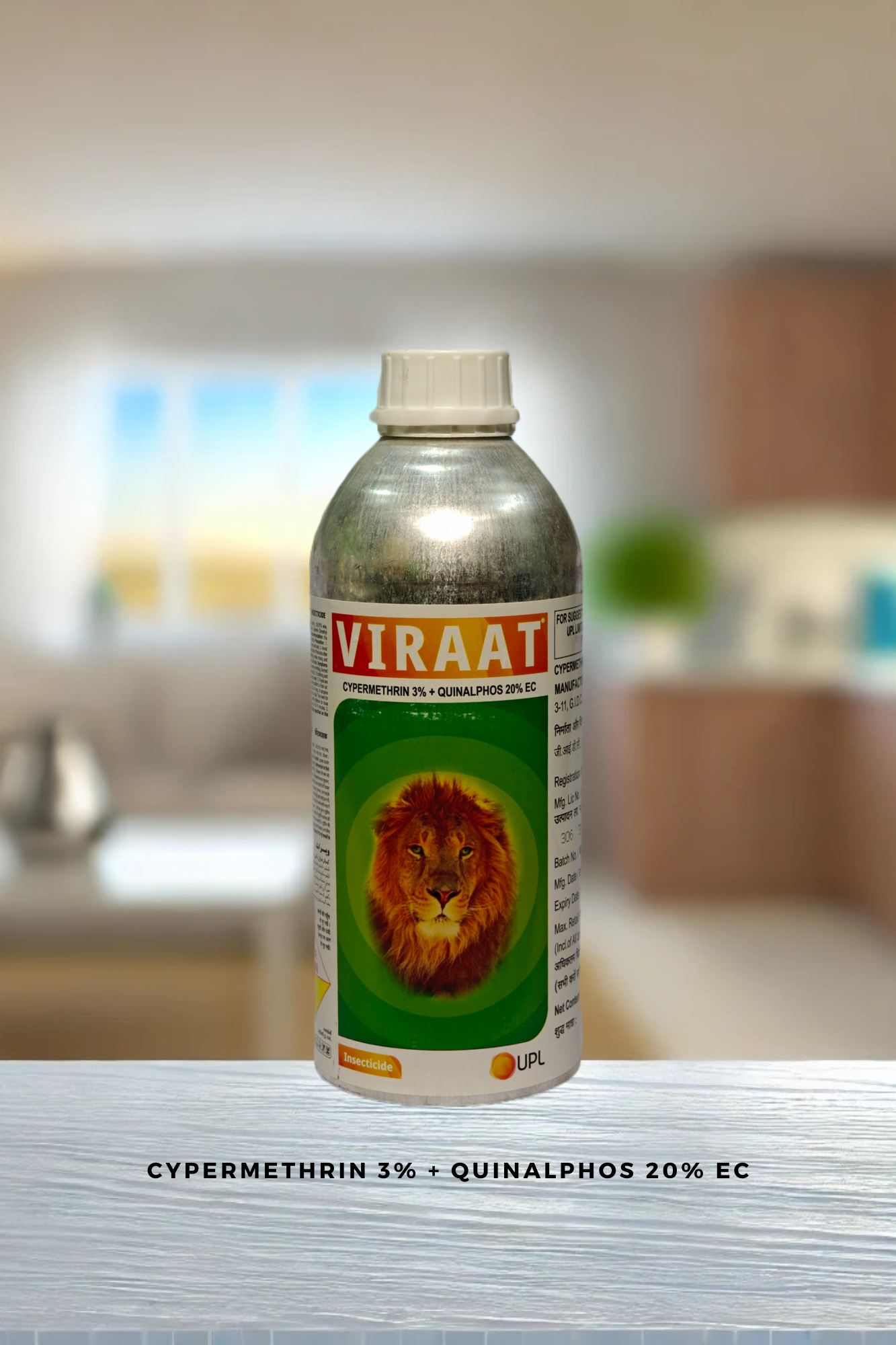 Viraat - CYPERMETHRIN 3% + QUINALPHOS 20% EC - Insecticide | Liquid