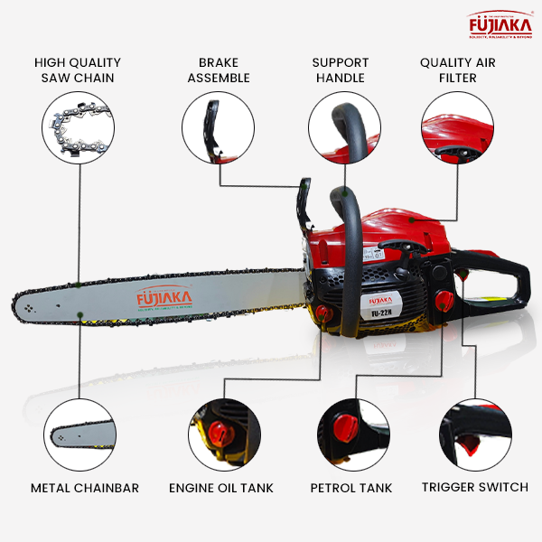 FUJIAKA, FU-22H High Power, Gasoline Chain Saw