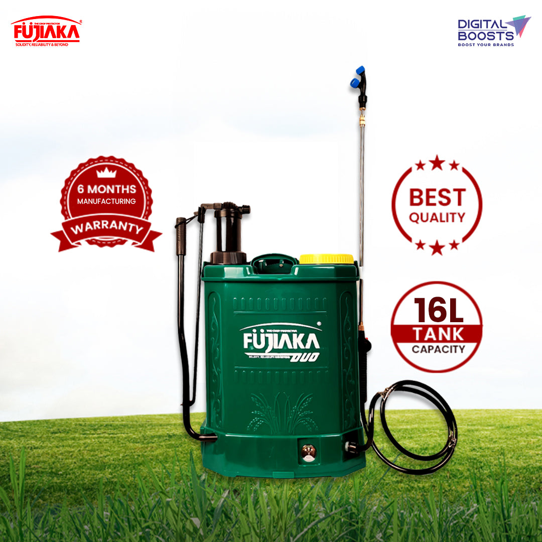 FUJIAKA DUO, 2-in-1, Battery Operated Agricultural Knapsack Sprayer-16 Litres