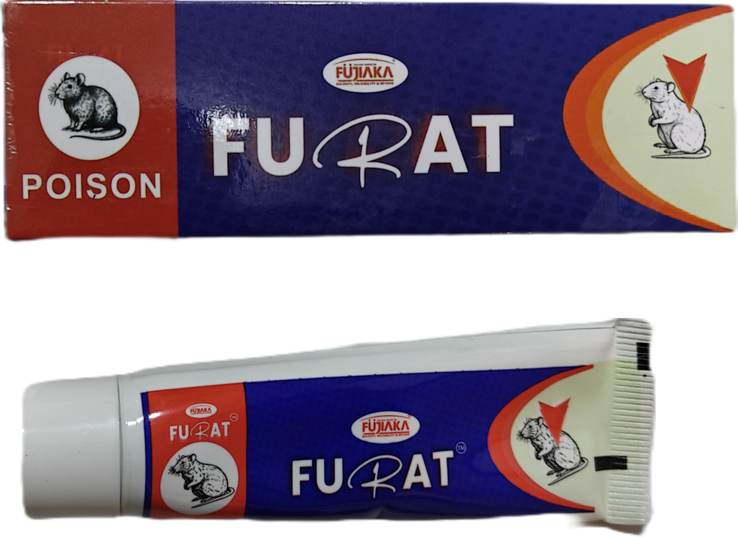 Furat Paste Rat Control - For Mice/Mouse/Rats/Rodents Control - 35gm - Pack of 5