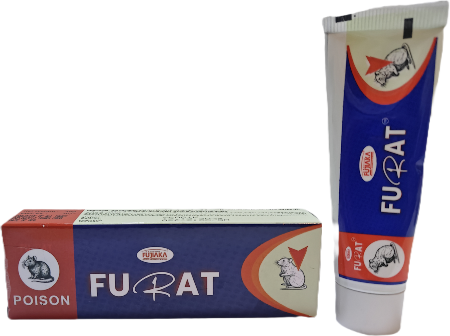 Furat Paste Rat Control - For Mice/Mouse/Rats/Rodents Control - 35gm - Pack of 5