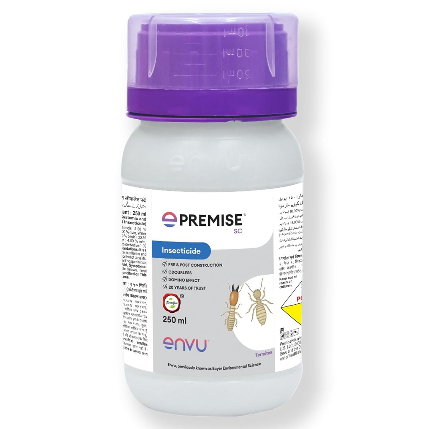 ENVU Premise - For Termite Control (Pre And Post-Construction) - 250 ml | Long Lasting Control | Colony Elimination