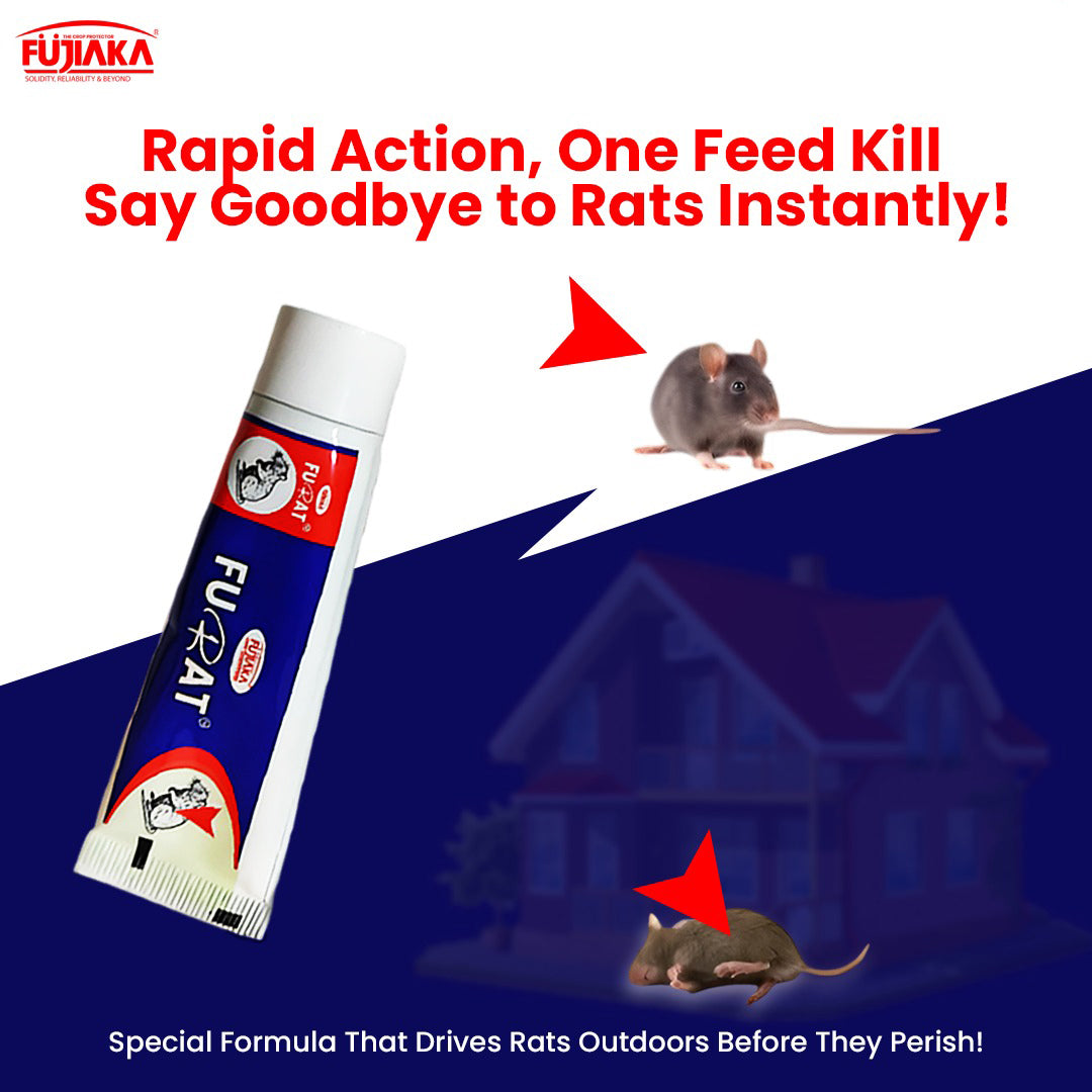 Pre-baited rat paste Fujiaka Furat for rodent control