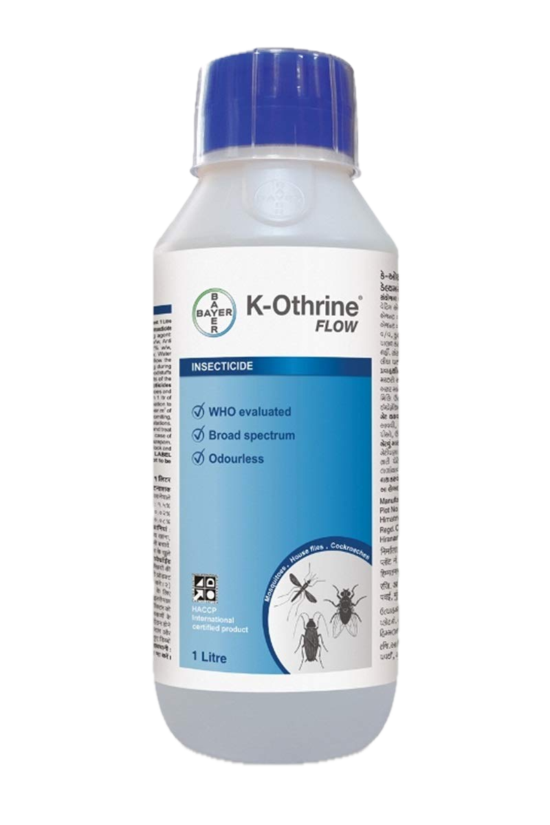 Bayer K-Othrine Flow - For Mosquitos, Cockroach And Insect Control - 1 Litre Pack | Aerosol