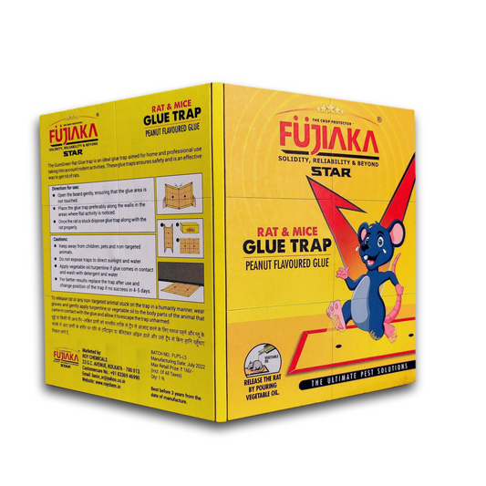 FUJIAKA STAR (REG) Rat Trap Glue Pad, Rodent Control Sticky Pad