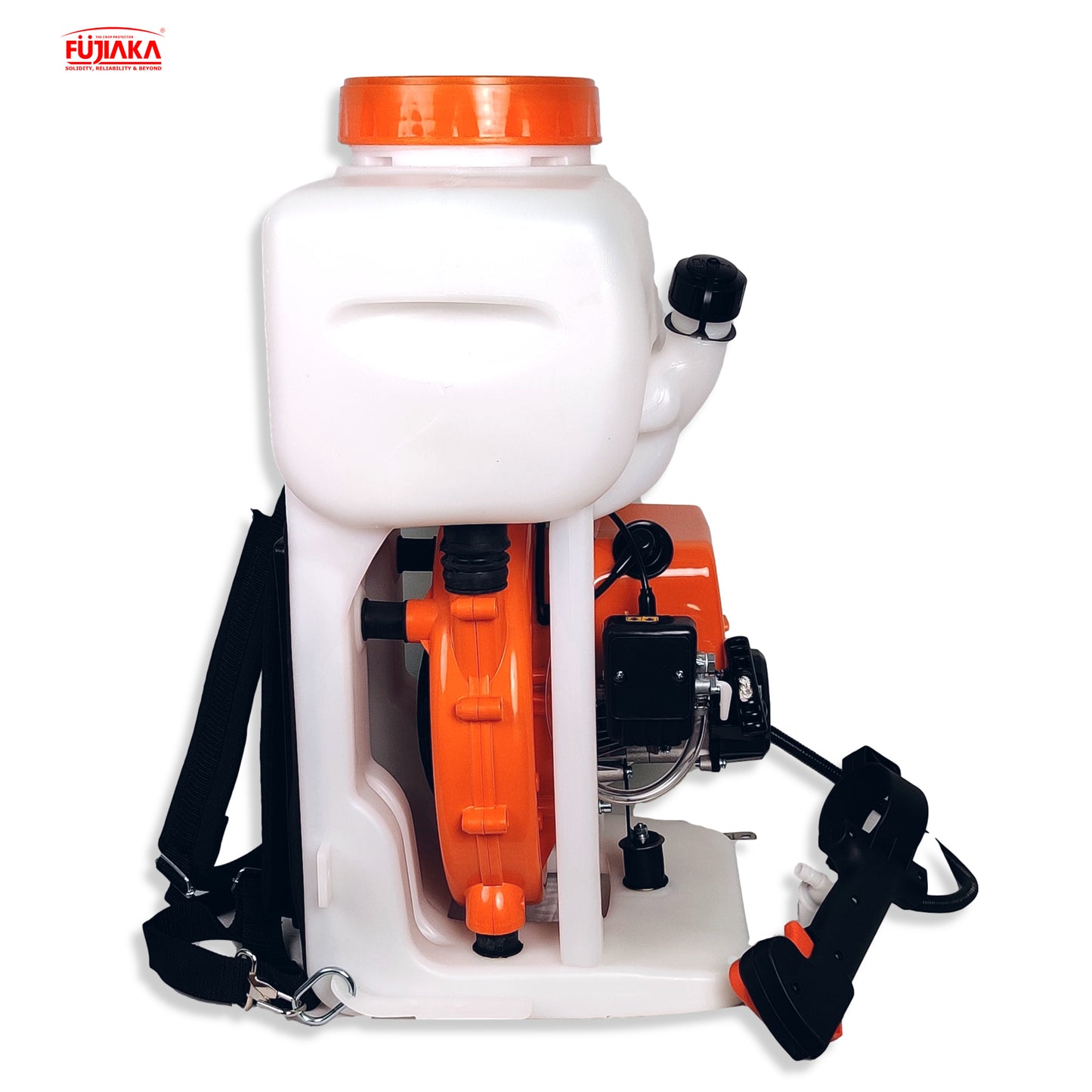 FUJIAKA MYSTER, Petrol Engine Operated-1.25kW 42.7 CC-2 Stroke, Backpack Knapsack Agricultural Power Blower Sprayer Pump