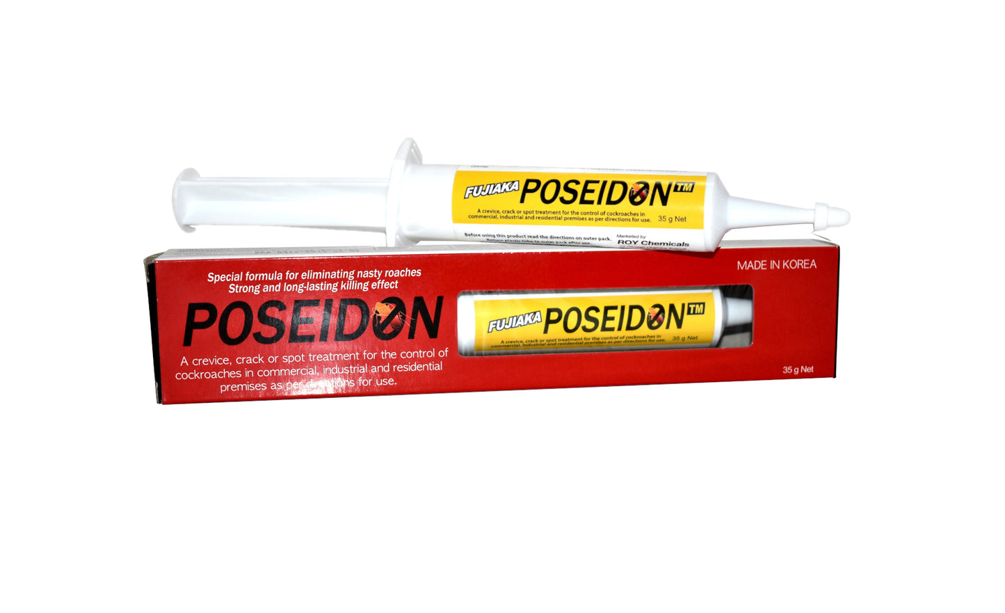 Fujiaka Poseidon Anti Roach Gel Cockroach Killer (New and Advanced Formula) - 35gms Tube