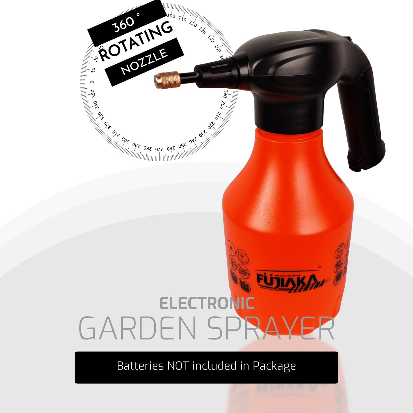 FUJIAKA ELEKTRA, Battery Operated Handheld Garden Sprayer Pump for Gardening and Pest Control