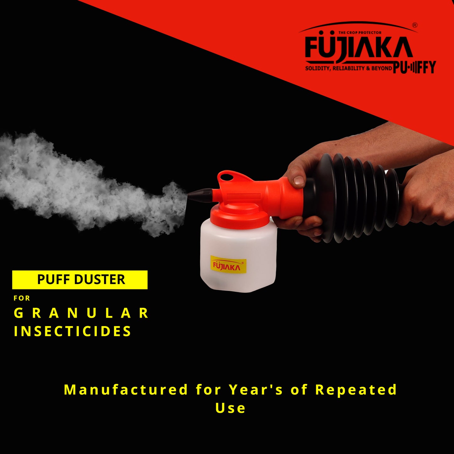 FUJIAKA Puffy, Manual Handheld Puff Duster for Pest Control Operation