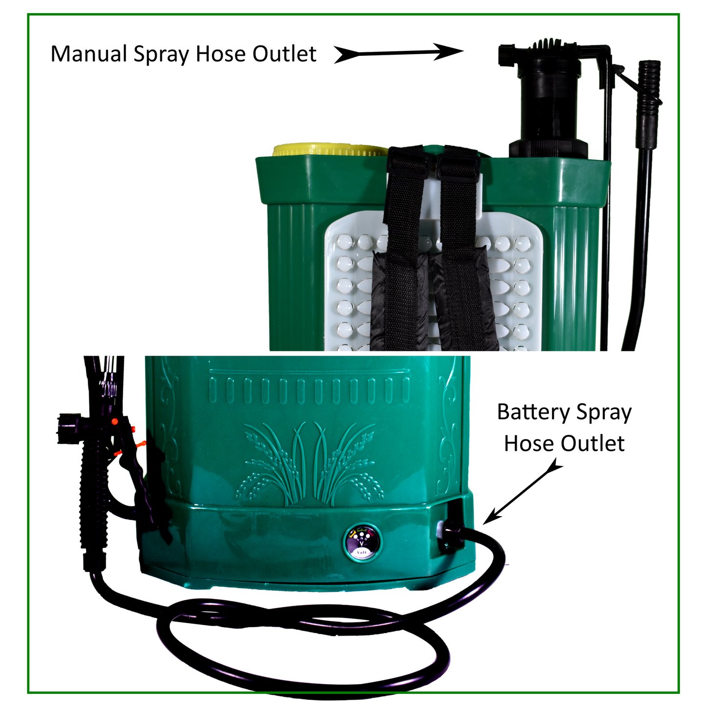 FUJIAKA DUO, 2-in-1, Battery Operated Agricultural Knapsack Sprayer-16 Litres