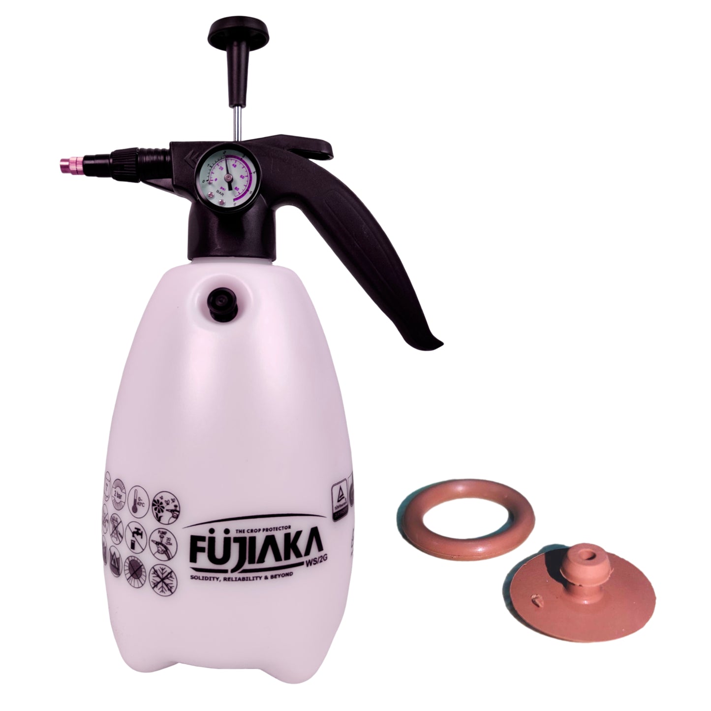 FUJIAKA WS/2G with Viton® Washer, Handheld Garden Sprayer Pump for Gardening and Pest Control