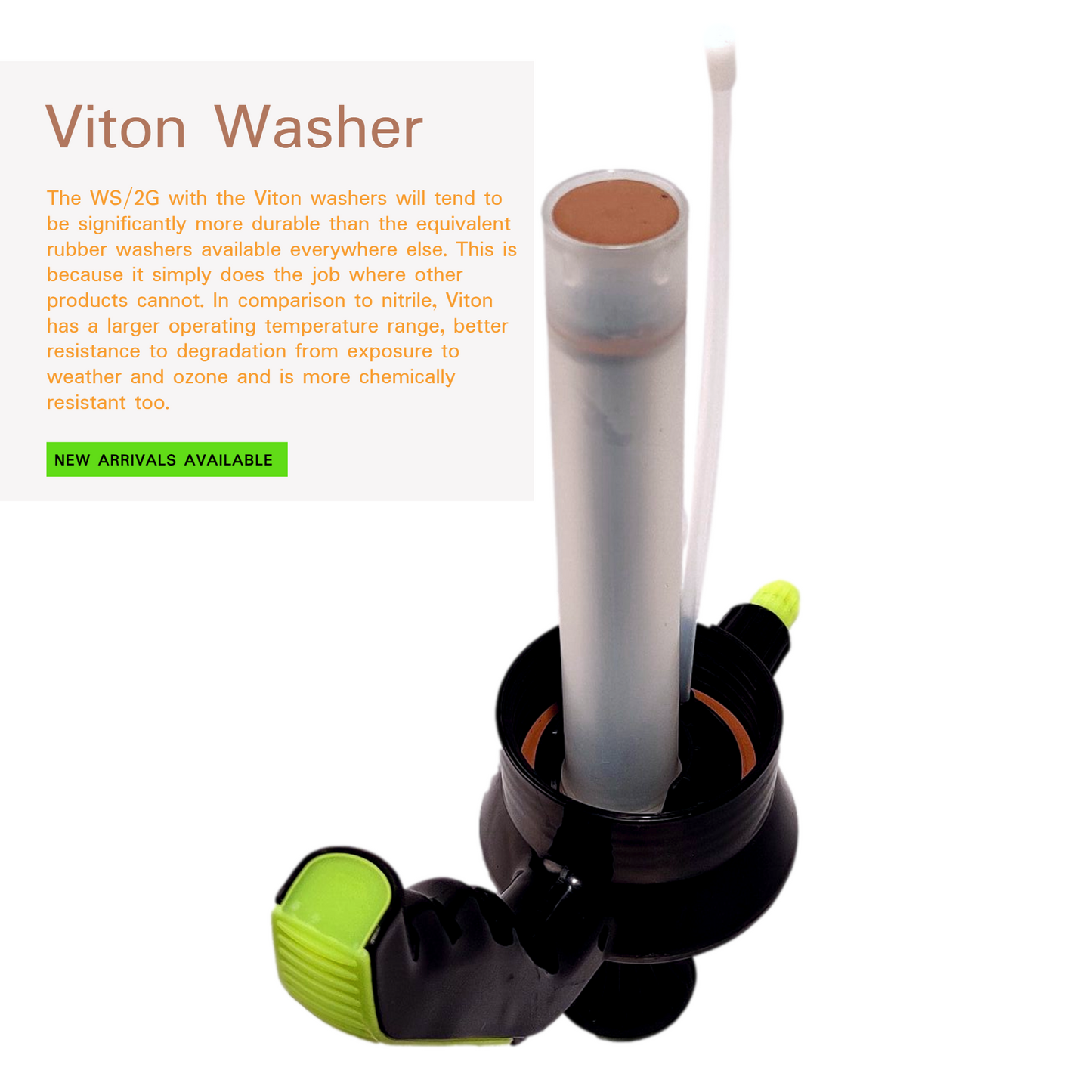 FUJIAKA WS/1.5 with Viton® Washer, Handheld Garden Sprayer Pump for Gardening and Pest Control